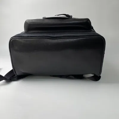 Pre-owned Coach Black Leather Backpack ()