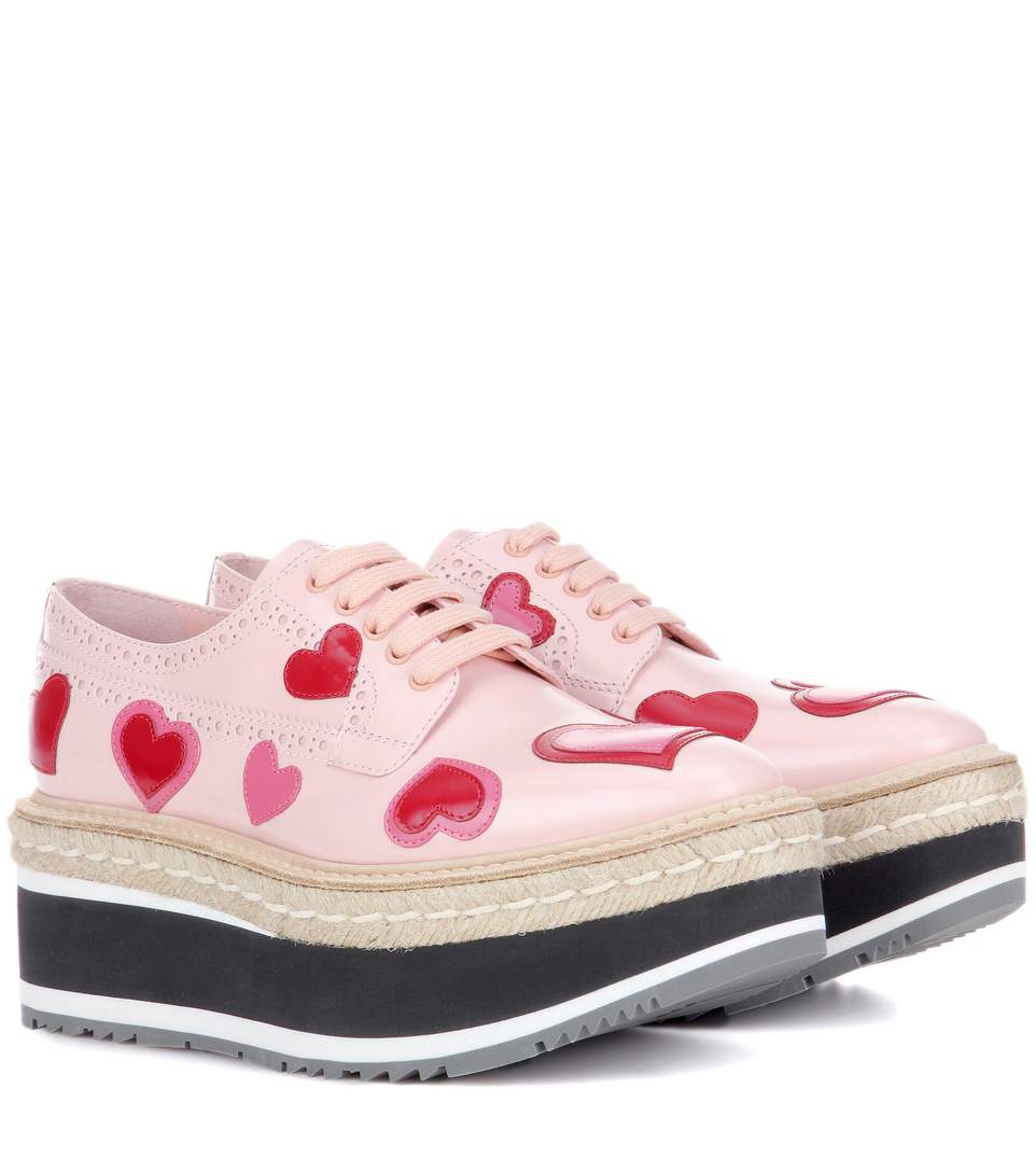 prada heart sneakers