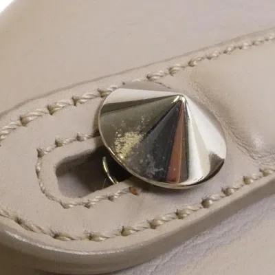 Pre-owned Fendi Beige Multi-color Leather Backpack ()