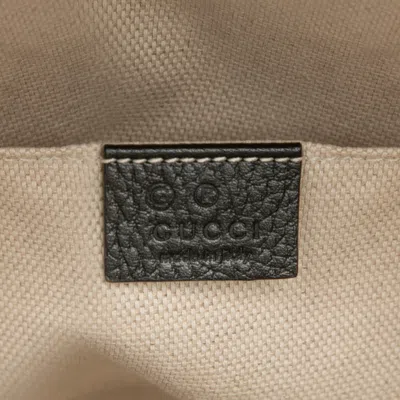 Pre-owned Gucci Black Leather Backpack ()