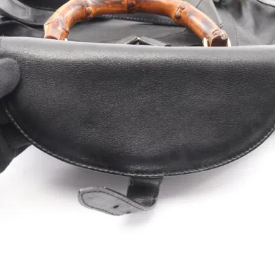 Pre-owned Gucci Black Leather Backpack ()