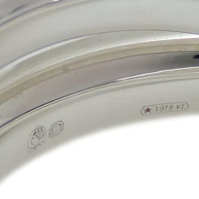 Pre-owned Hermes Silver 925 Band Ring ()