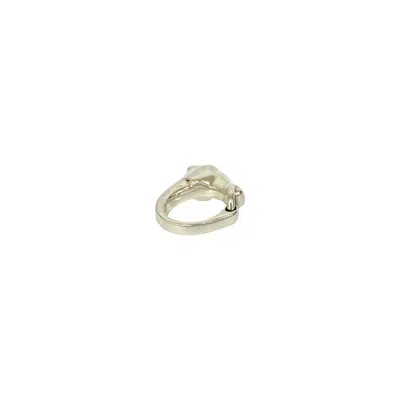 Pre-owned Hermes Silver Silver 925 Band Ring ()