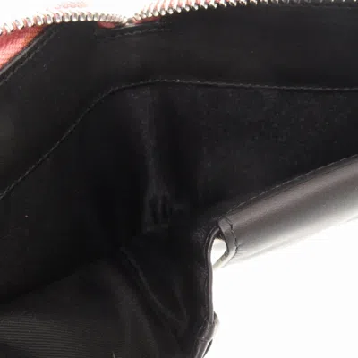 Pre-owned Loewe Black Pink Leather Wallet (bi-fold) () In Multi