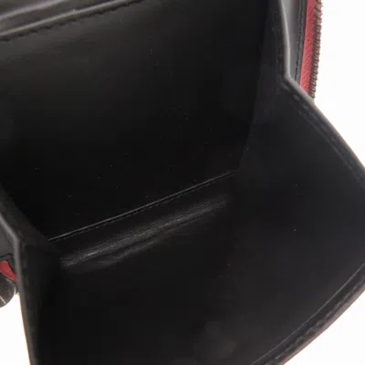 Pre-owned Loewe Black Pink Leather Wallet (bi-fold) () In Multi