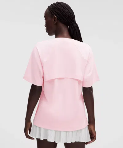 Lululemon Back-vent T-shirt In Pink