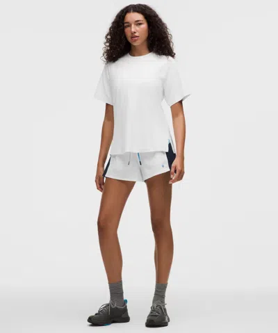 Lululemon Back-vent T-shirt In White