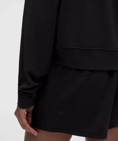 Lululemon Becalm Scoop-neck Pullover In Black