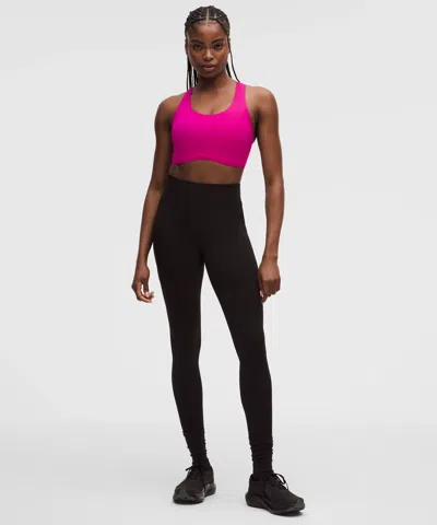Lululemon Go Further Bra With Support Code Technology In Pink