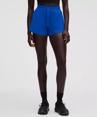 Lululemon Pace Rival High-rise Short 3" In Blue