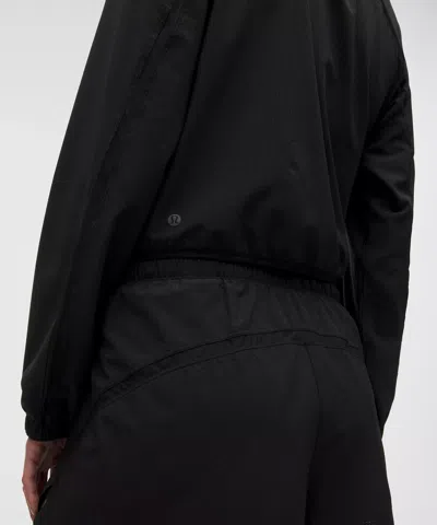 Lululemon Textured Mesh Running Jacket In Black