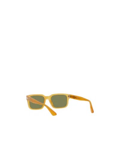 Persol Rectangle Frame Sunglasses In Yellow