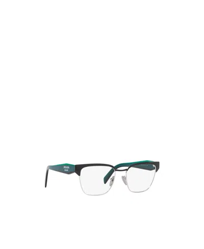 Prada Rectangle-frame Glasses In Blue