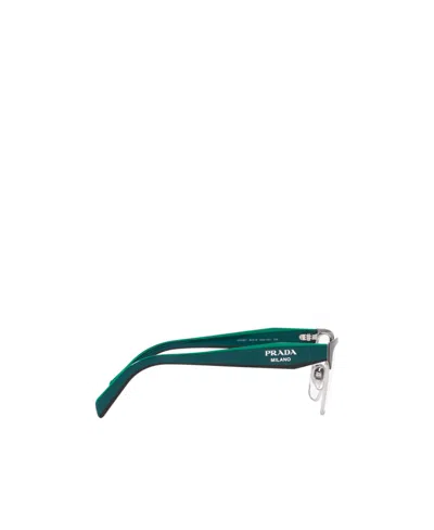 Prada Rectangle-frame Glasses In Blue