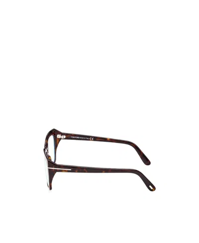 Tom Ford Eyewear Rectangle Square Frame Glasses In Multi