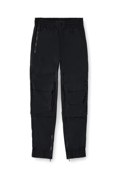 Diesel Zip-pocket Cargo Pants In Black