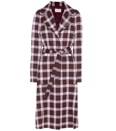 Shop Christopher Kane Wool-blend Coat In Piek