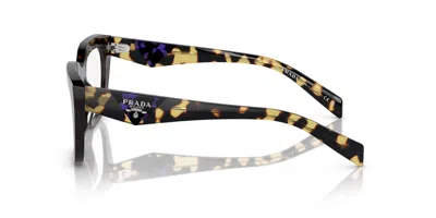 Prada Eyewear Square Frame Glasses In Black