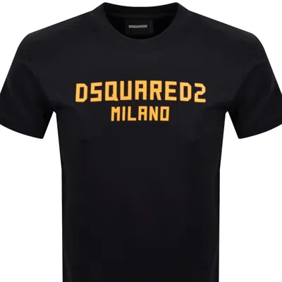 Dsquared2 Dsquared Men T-shirt With Logo In Black