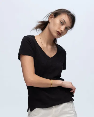 Atm Anthony Thomas Melillo Anthony Thomas Melillo V-neck T-shirt In Blue
