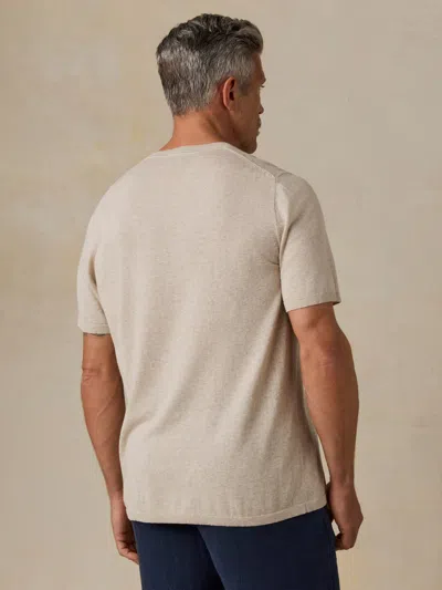 Faherty Short-sleeve Sweater Tee In Multi