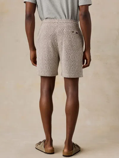 Faherty Oasis Drawstring Short In Gray