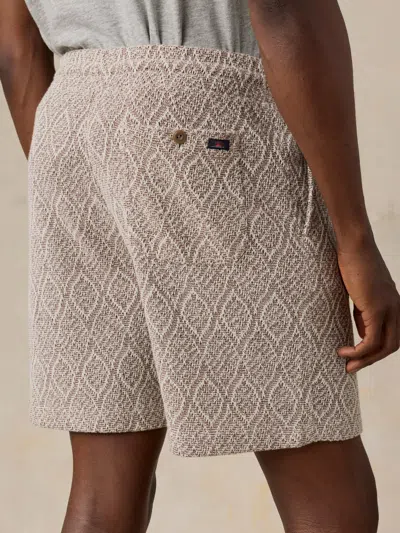 Faherty Oasis Drawstring Short In Gray