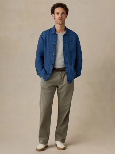 Faherty Indigo Studio Jacket In Blue