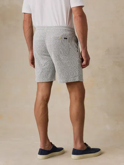 Faherty Oasis Drawstring Short In Gray