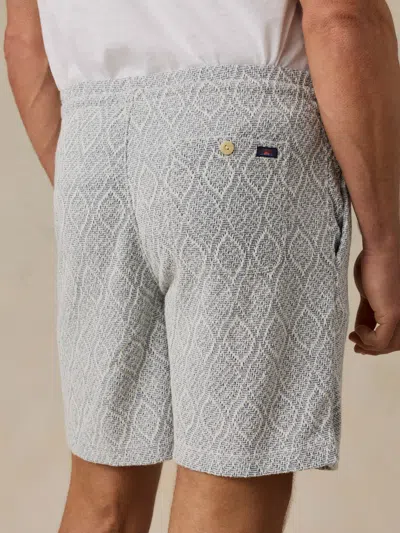 Faherty Oasis Drawstring Short In Gray