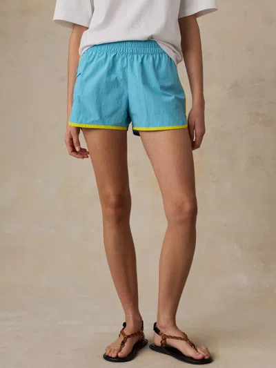 Faherty Shorelite Active Short In Blue