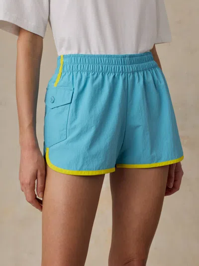 Faherty Shorelite Active Short In Blue