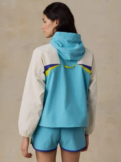 Faherty Shorelite Active Windbreaker Jacket In Blue