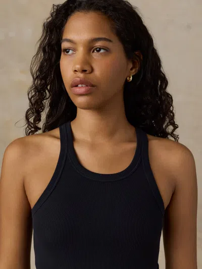 Faherty Surfside Rib Tank In Black