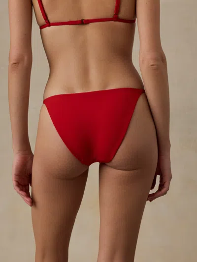 Faherty Solstice Bottom In Red