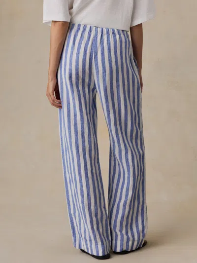 Faherty Laidback Linen Pants In Multi