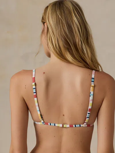 Faherty Solstice Triangle Top In Multi