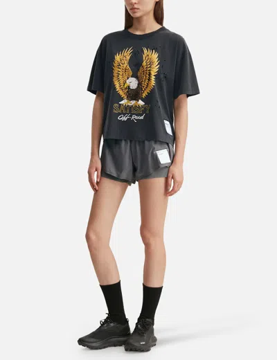 Satisfy Mothtech Eagle-print T-shirt In Black