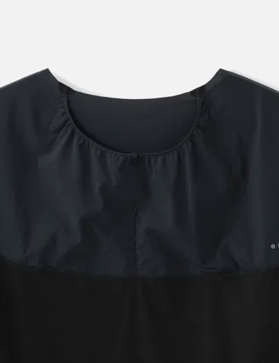 Satisfy Justice Trail Half-zip T-shirt In Black