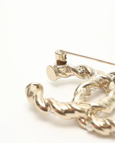 Pre-owned Chanel Cc Brooch In Multi