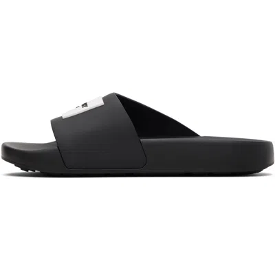 Givenchy Black Label Slide Sandals In Black