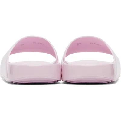 Givenchy Pink Label Slide Sandals In Multi