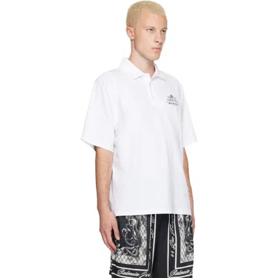 Balmain Vine Polo In White