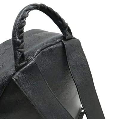 Pre-owned Balenciaga Black Leather Backpack ()