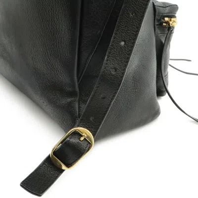 Pre-owned Balenciaga Black Leather Backpack ()