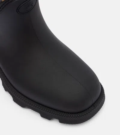 Burberry Women Marsh Stamp Rubber Ankle Boots In Multi