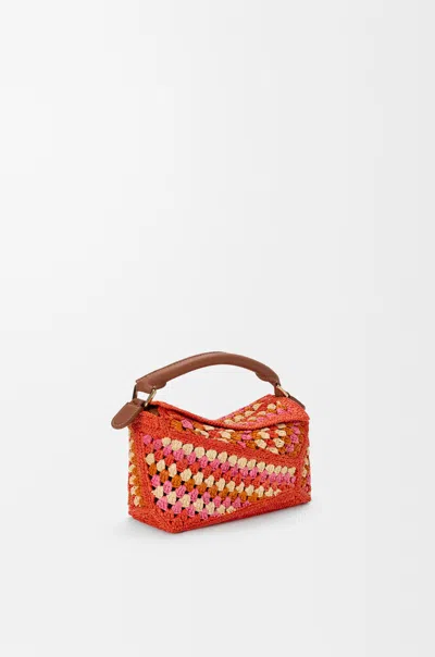 Loewe Mini Puzzle Edge Bag In White