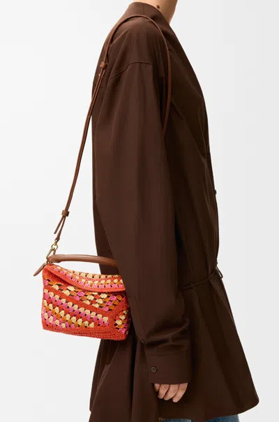 Loewe Mini Puzzle Edge Bag In White