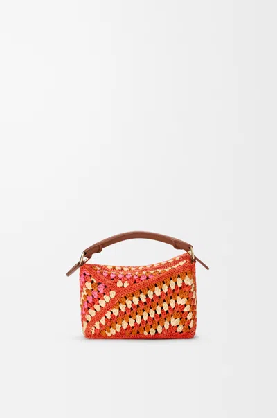 Loewe Mini Puzzle Edge Bag In White