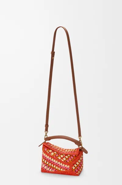 Loewe Mini Puzzle Edge Bag In White